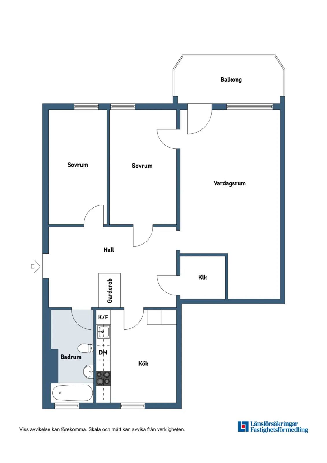 Floor plan for Grusåsgränd 185