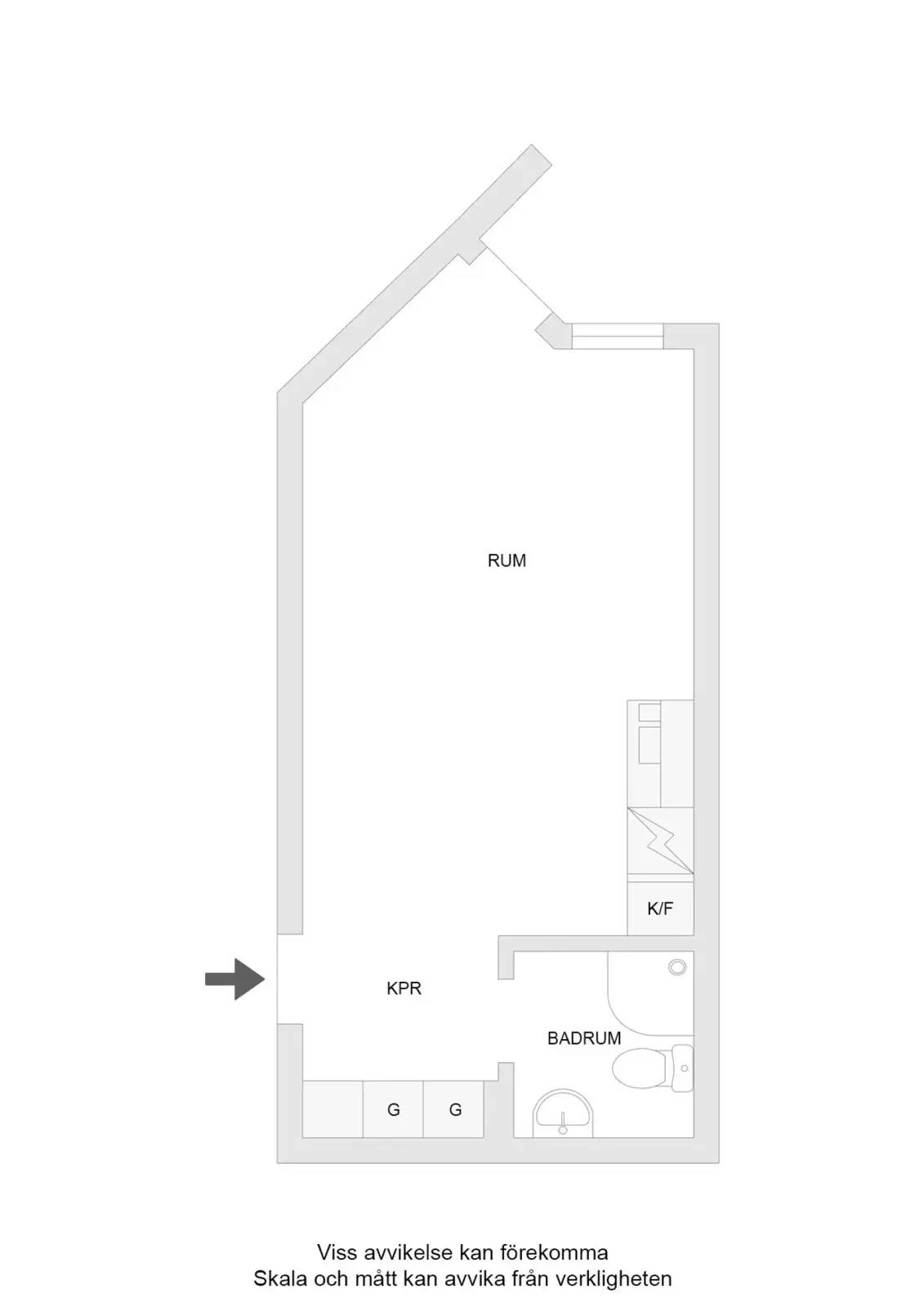 Planritning för Engelbrektsgatan 25