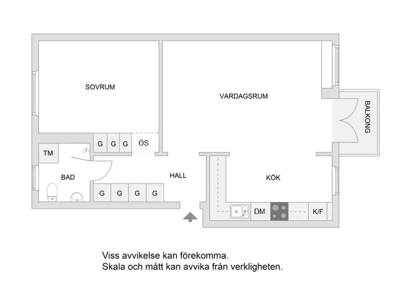 Floor plan for Bergsrådsvägen 22
