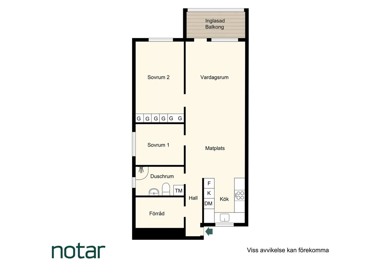 Floor plan for Nibblevägen 10