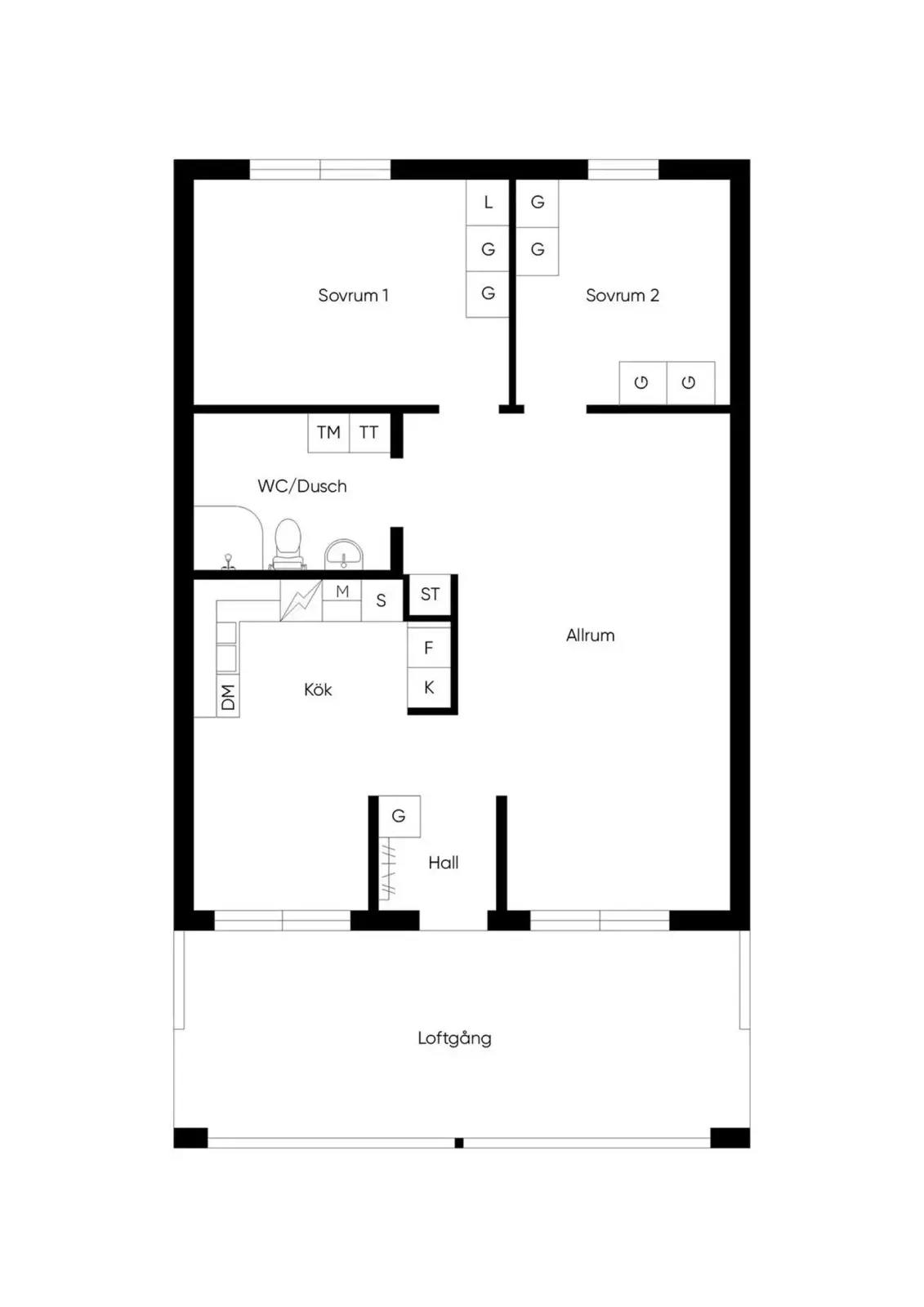 Planritning för Solvikshöjden 11