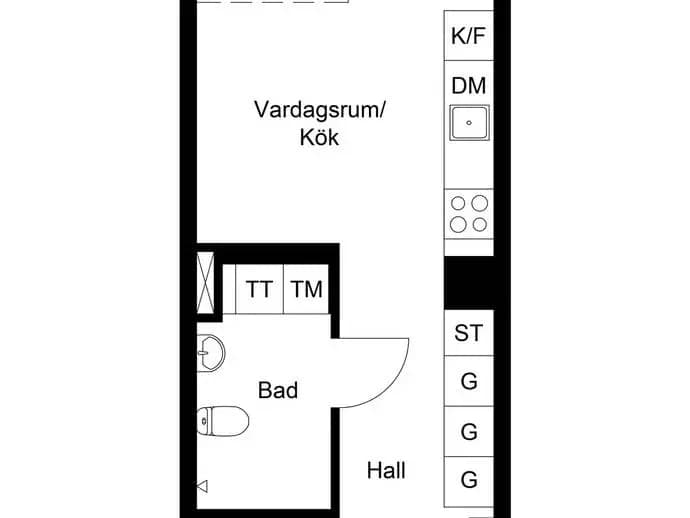Planritning för Mastgränd 7