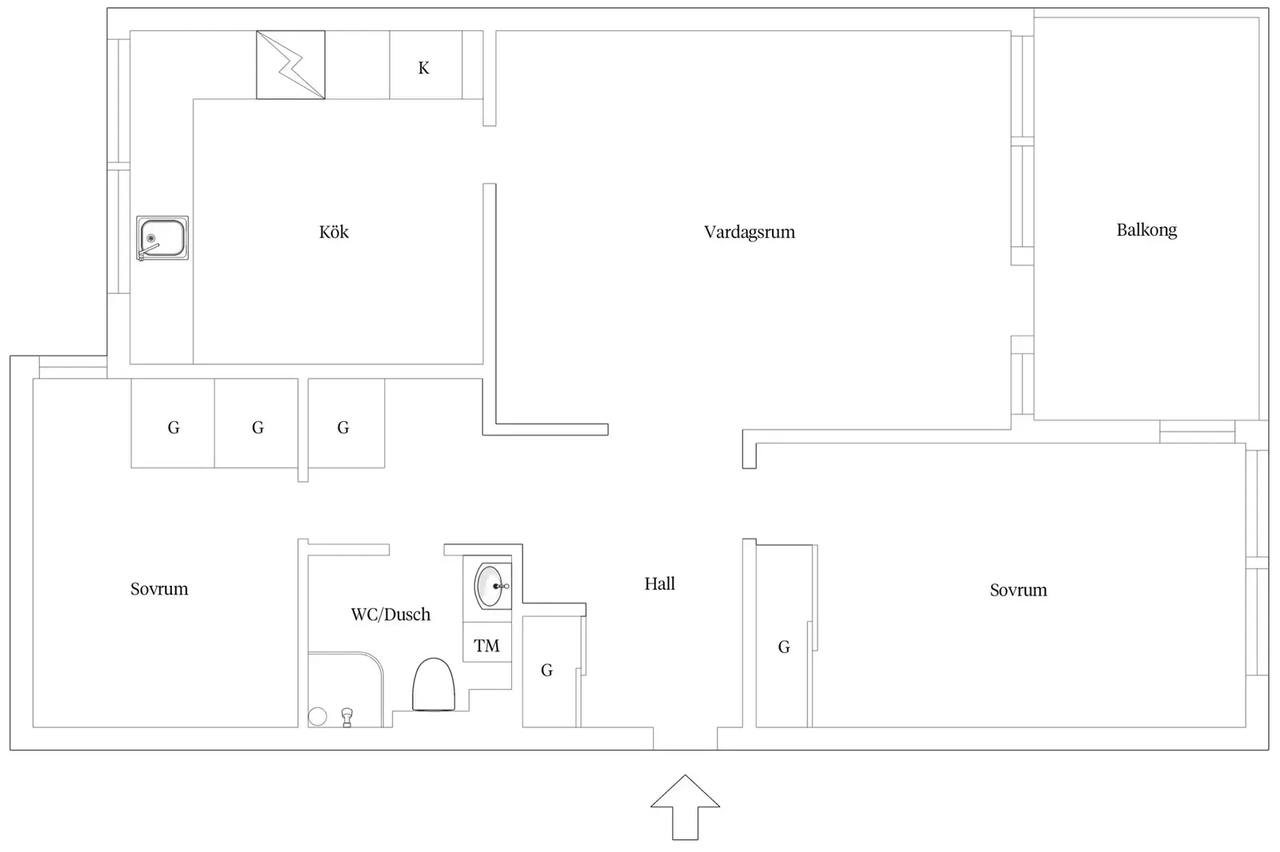 Floor plan for Rubingatan 46