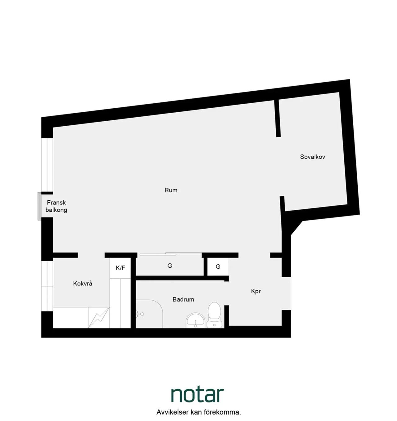 Planritning för Olovsgatan 7A