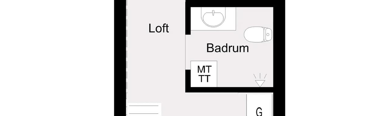 Floor plan for Lönngatan 18A