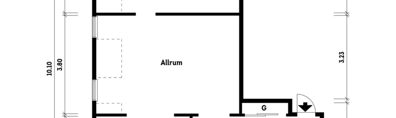 Floor plan for Bruksgatan 5A