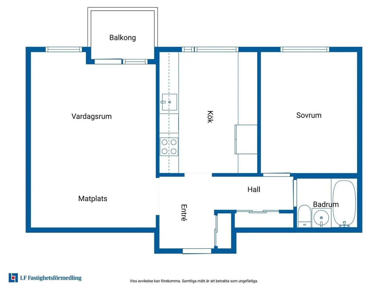 Floor plan for Kyrkbergsvägen 20E