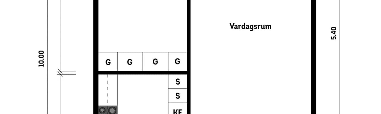 Floor plan for Stekastigen 14