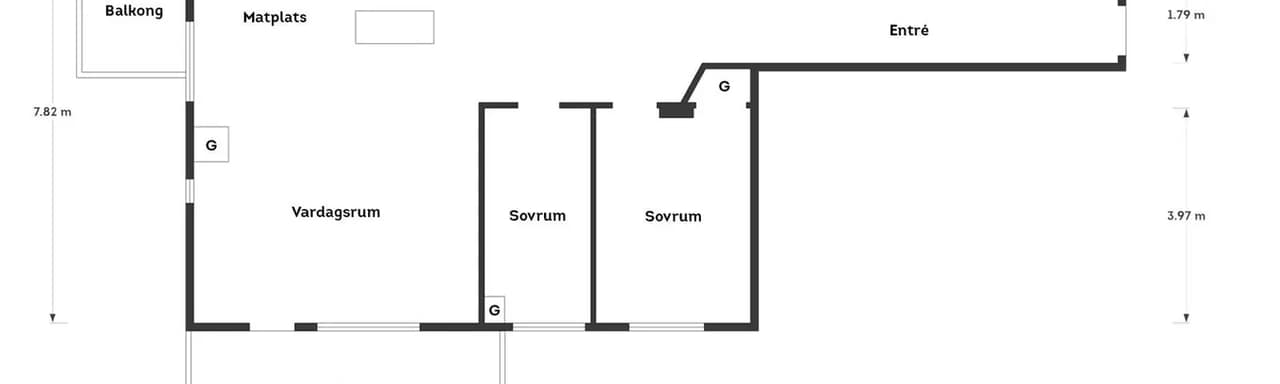 Floor plan for Herman Anderssons Väg 7
