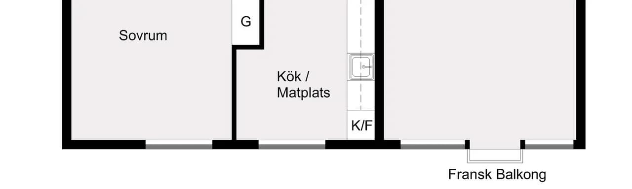 Floor plan for Ryttaregatan 3B