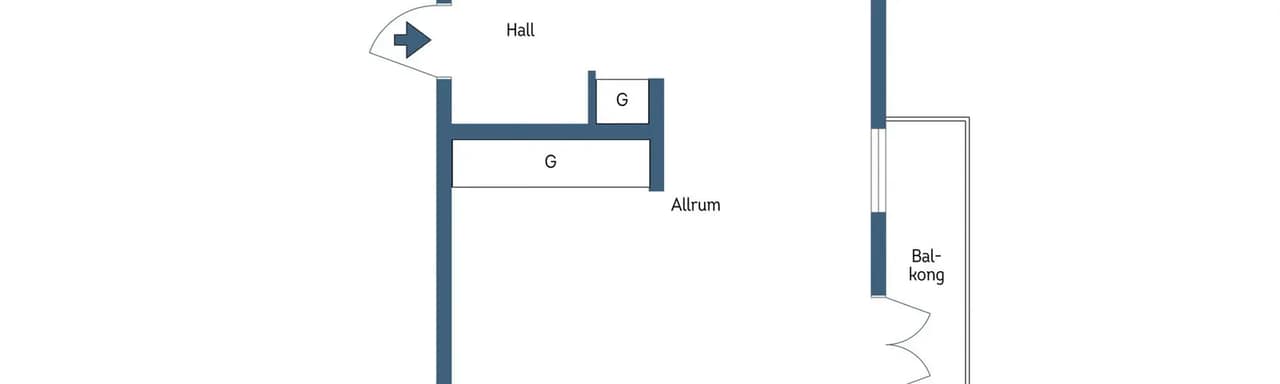 Floor plan for Sågvägen 1A