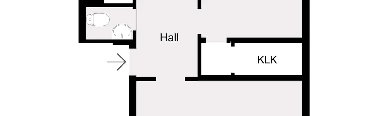 Floor plan for Sandbackegatan 8A