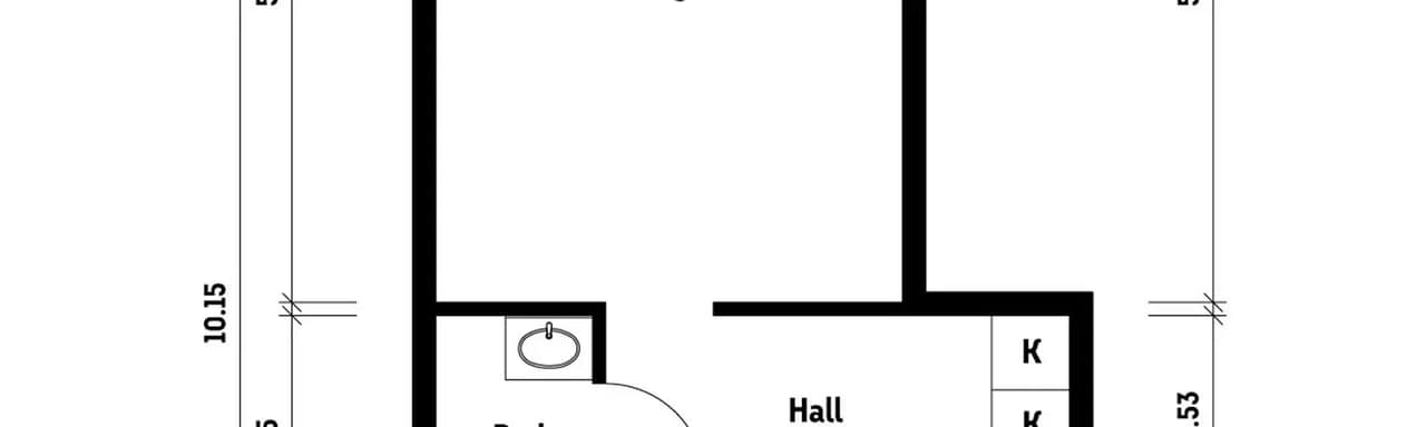 Floor plan for Batterigatan 11B