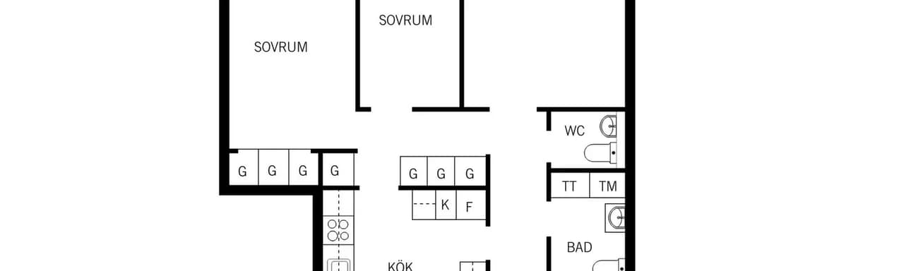 Planritning för Spannarpsgränd 11