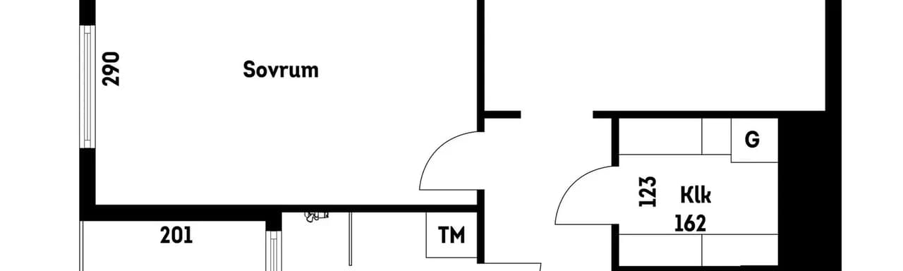 Planritning för Havsörnsvägen 8, 4tr