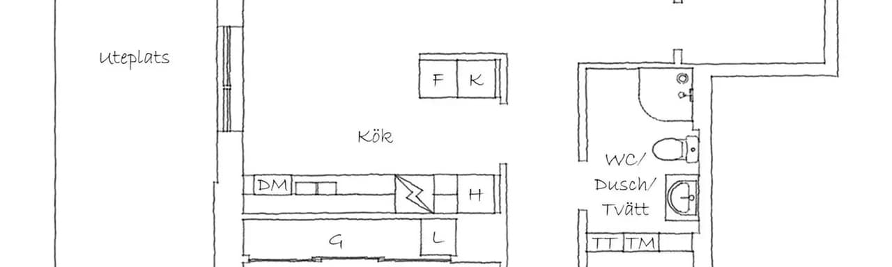 Floor plan for Bäcklösavägen 3