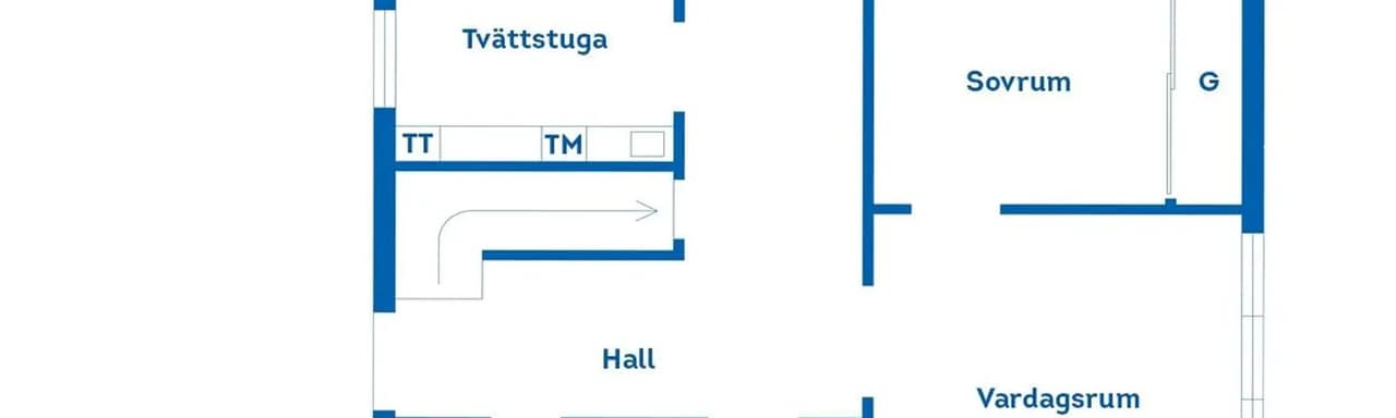 Floor plan for Köpmangatan 13