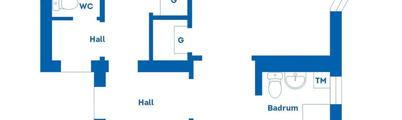 Floor plan for Mellankullagatan 8A