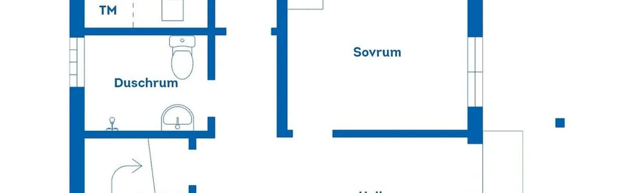 Floor plan for Gamla vägen 6