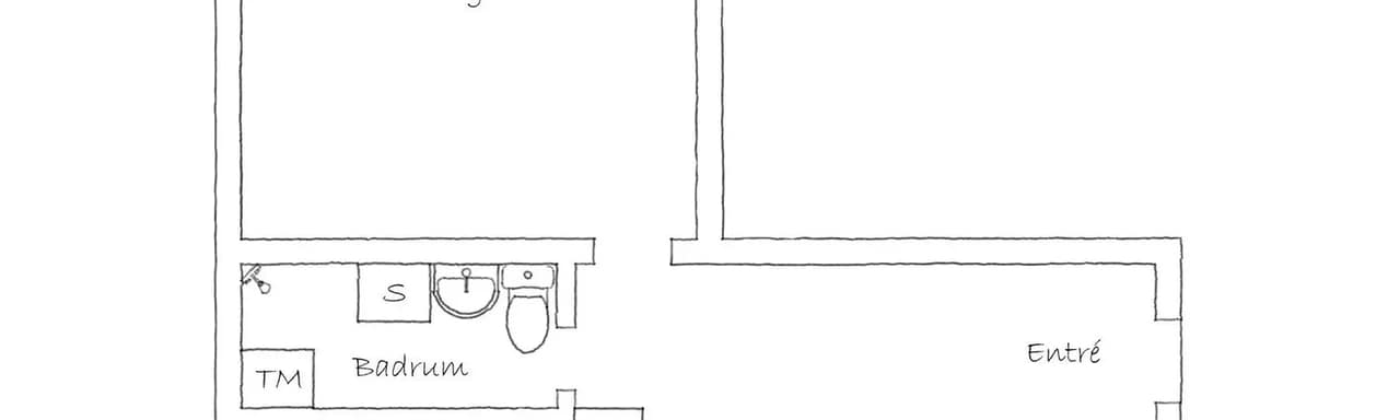 Planritning för Byggmästargatan 17 C