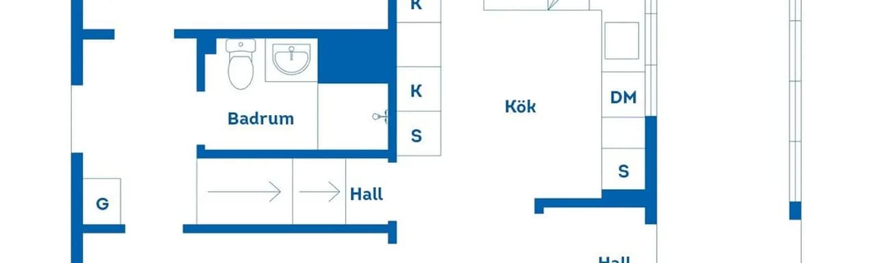 Floor plan for Högabergsvägen 5