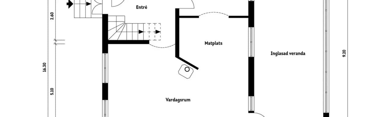 Floor plan for Bolerovägen 18