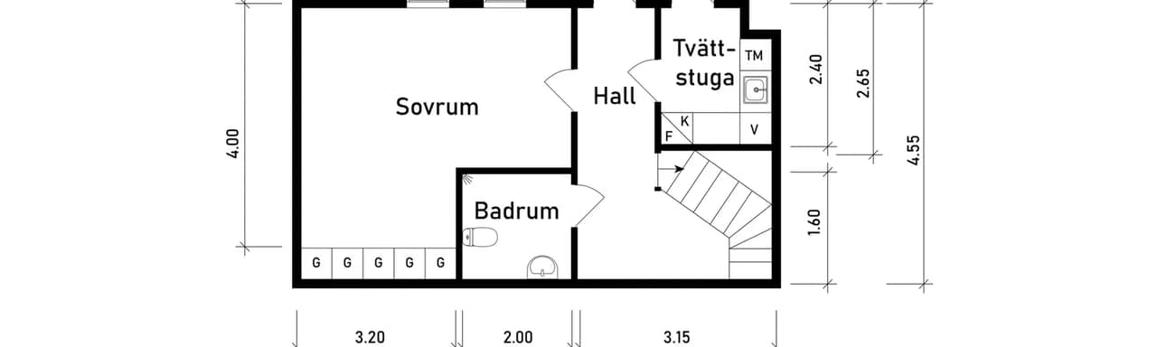 Floor plan for Malörtsgatan 99