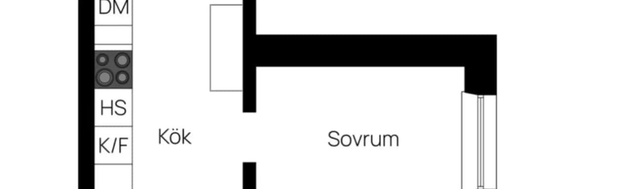 Floor plan for Roslagsgatan 29A