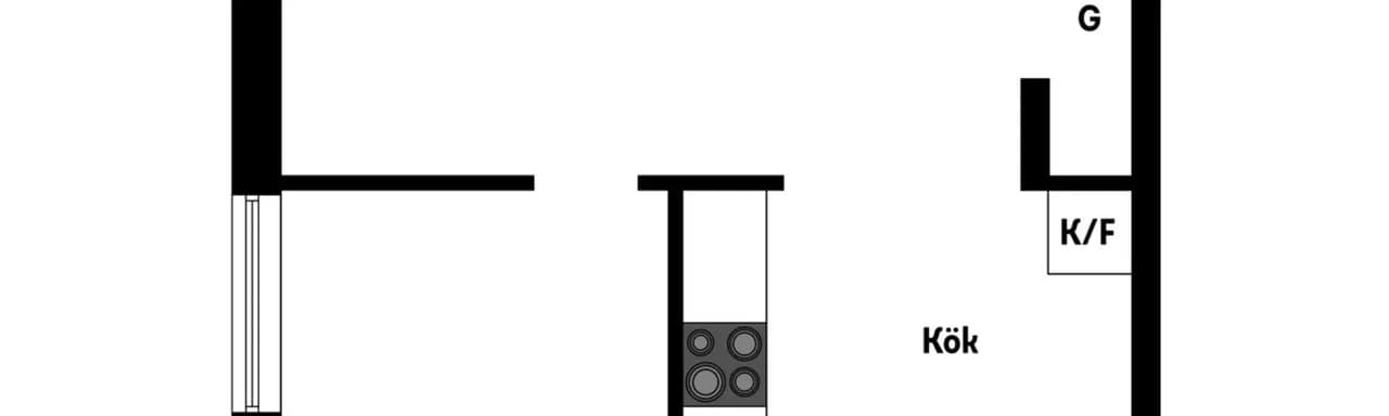 Planritning för Tranebergsvägen 22