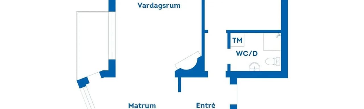 Planritning för Östergatan 5A