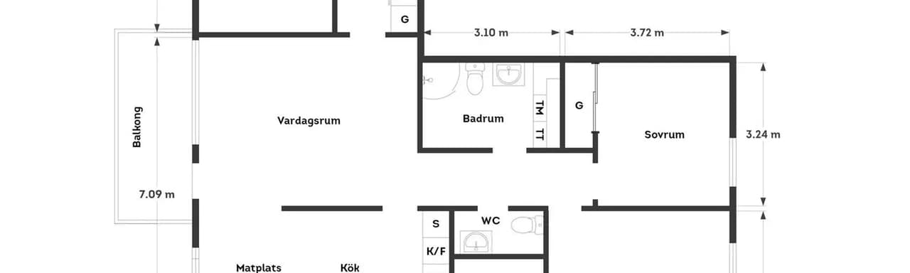 Planritning för Norra Fjädermolnsgatan 42