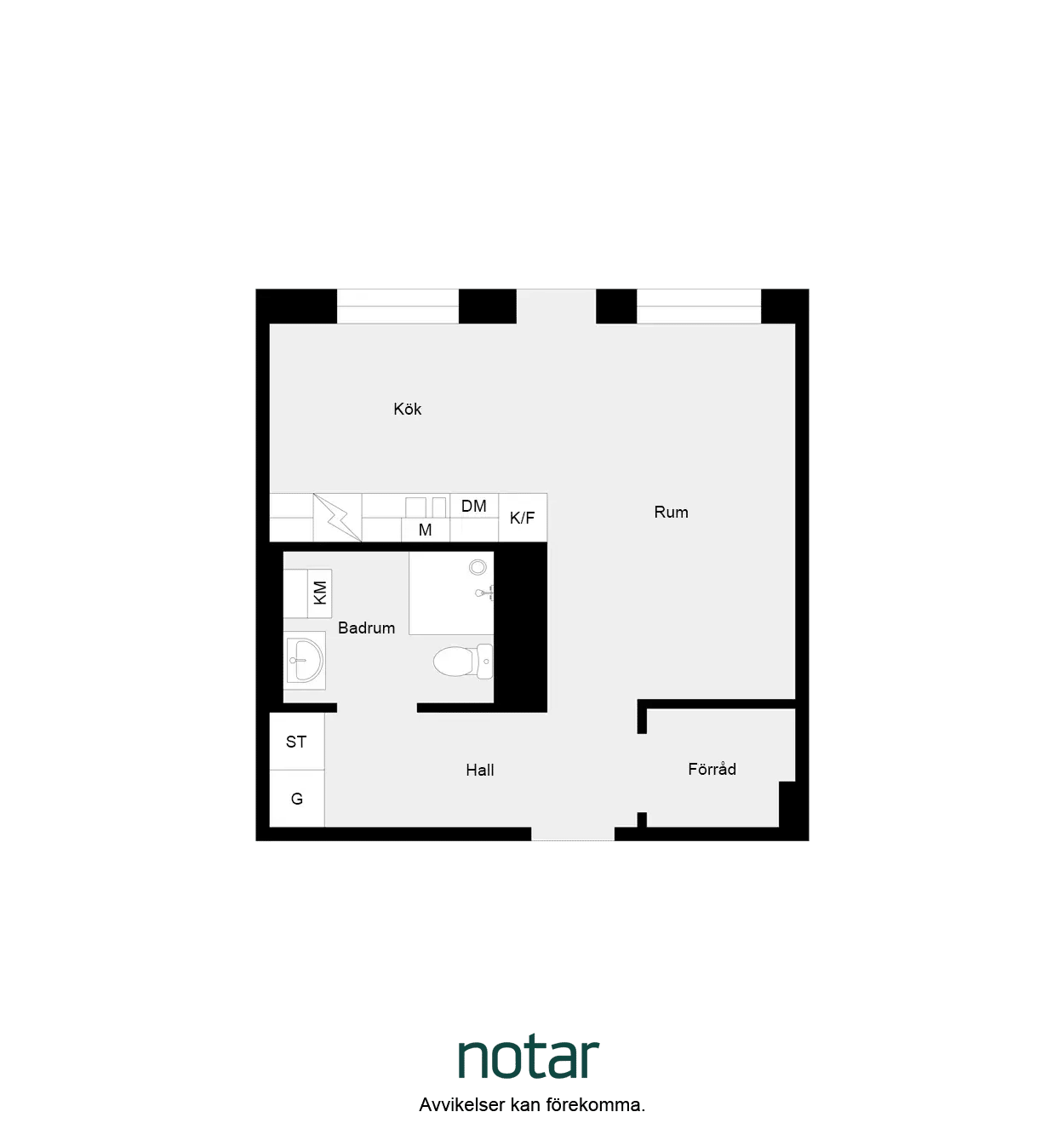 Floor plan for Finalgatan 15C