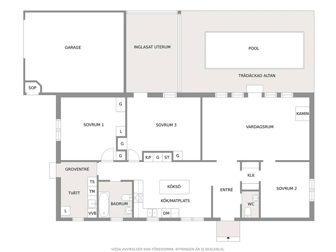 Floor plan for Beles väg 7