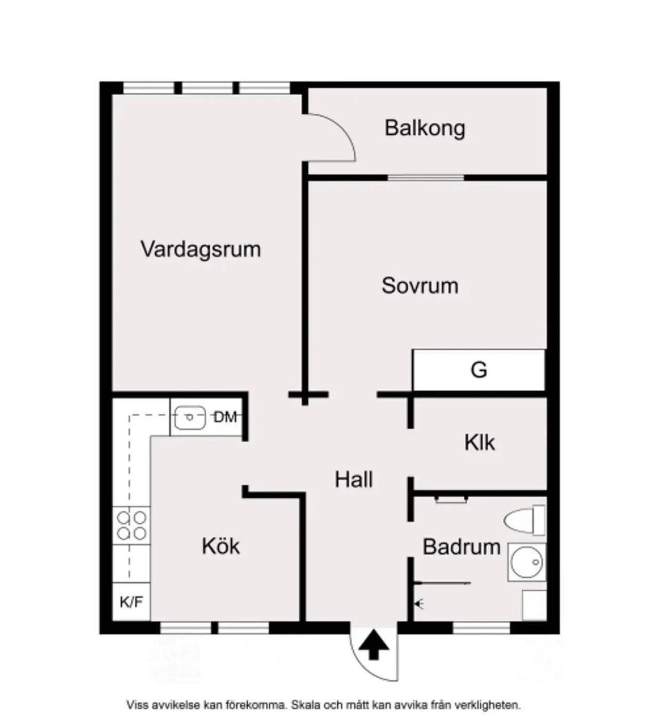 Floor plan for Tulpangatan 8