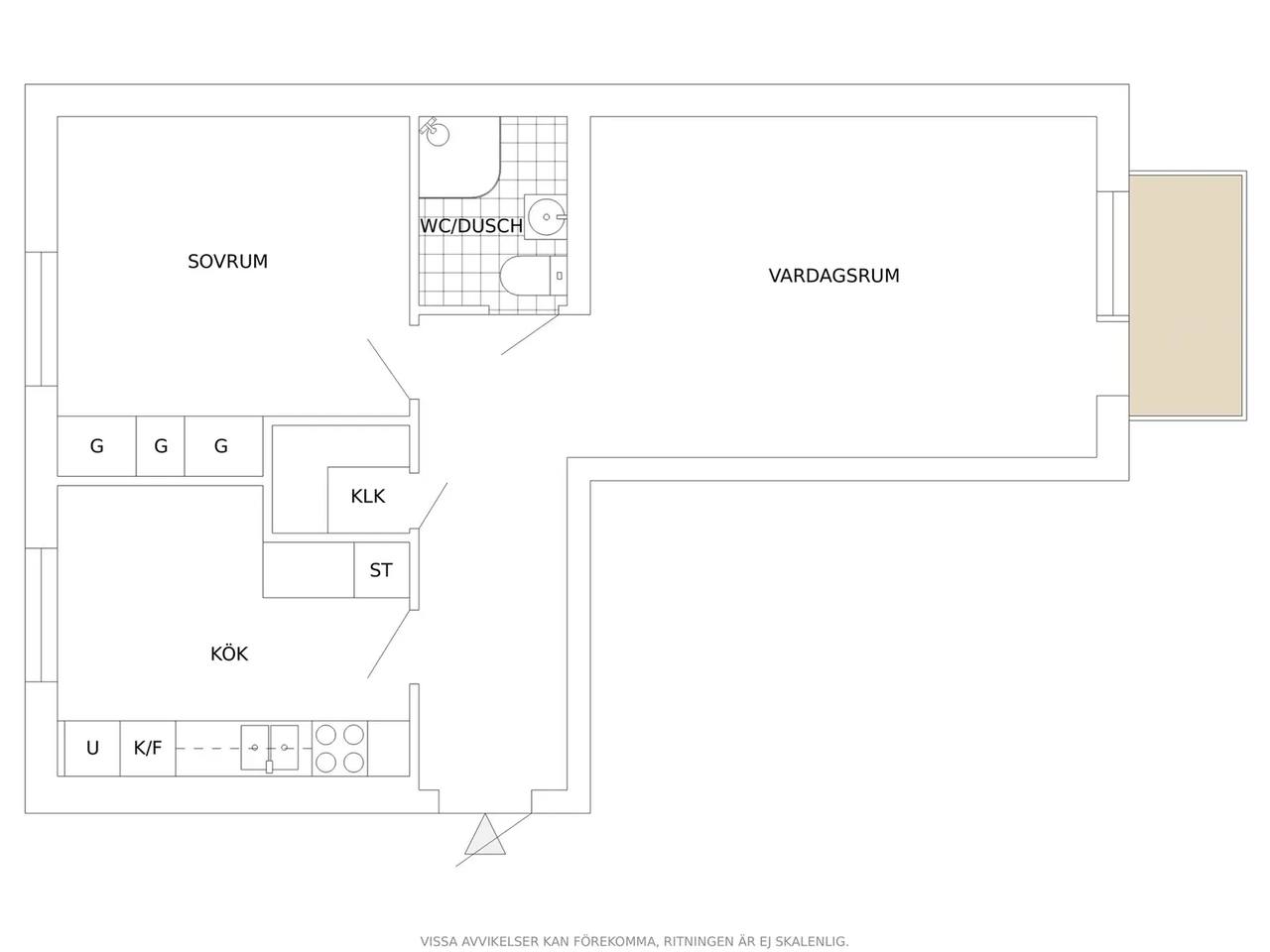 Planritning för Sturegatan 27