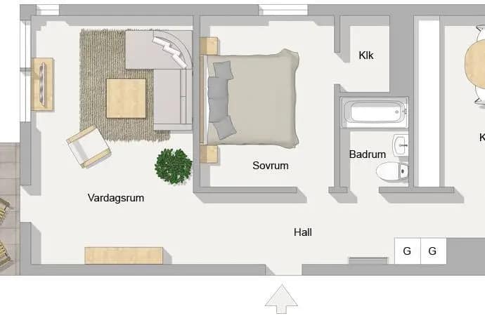 Planritning för Svedjevägen 9, MP