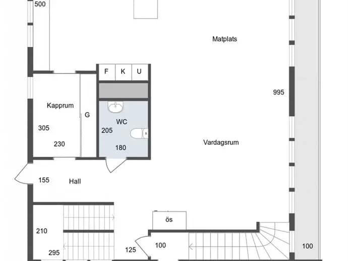 Floor plan for Norrbyvretsvägen 24