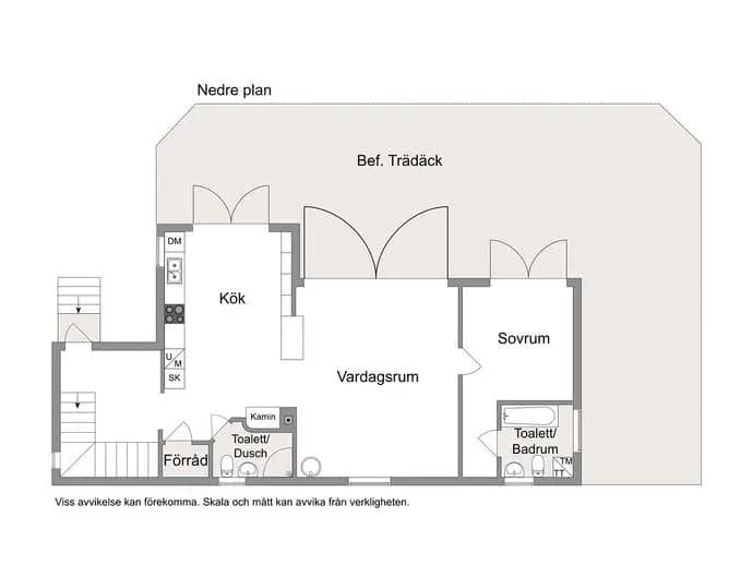 Planritning för Bofinksvägen 25
