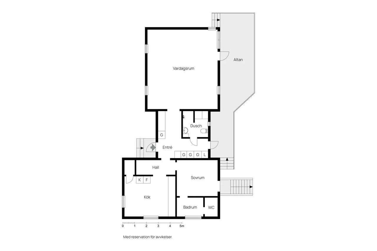 Planritning för Lagersbergsvägen 10A