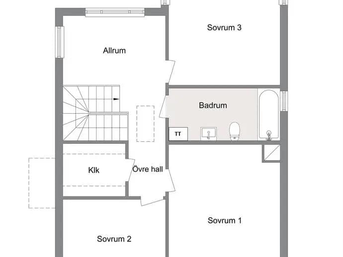 Planritning för Stäkshöjden 27