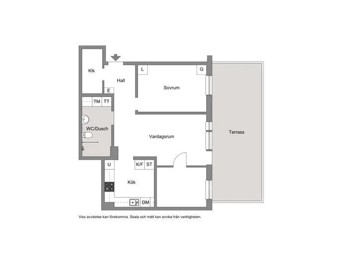 Floor plan for Stensövägen 14