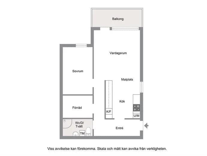Planritning för Verkmästaregatan 62