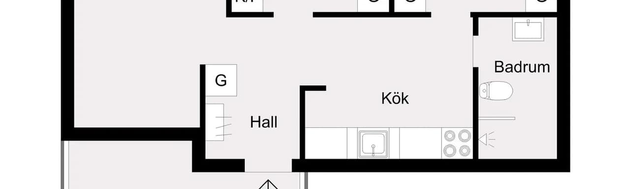 Floor plan for Hagtornsgången 171