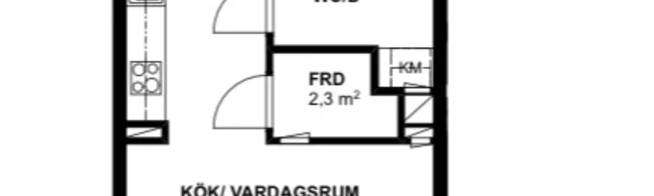 Planritning för Varvsvägen 21