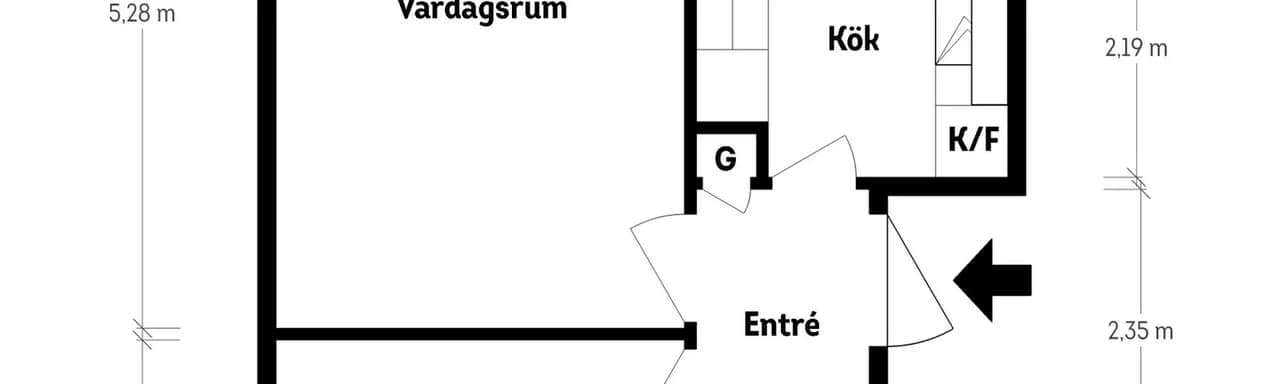 Planritning för Stabbegatan 55