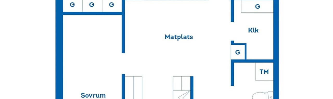 Floor plan for Thermaeniusgatan 31D