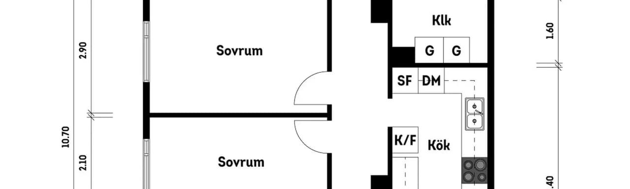 Planritning för Teleskopgatan 10
