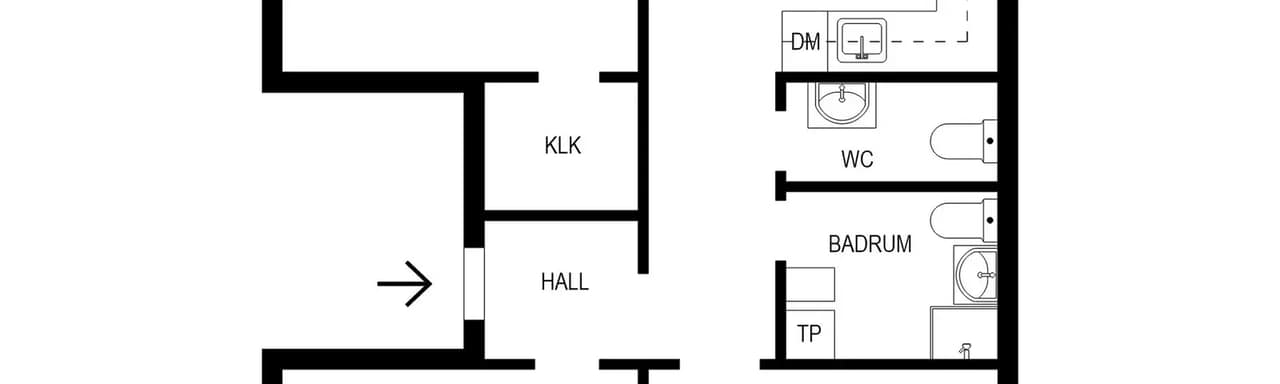 Floor plan for Bagarbyvägen 48