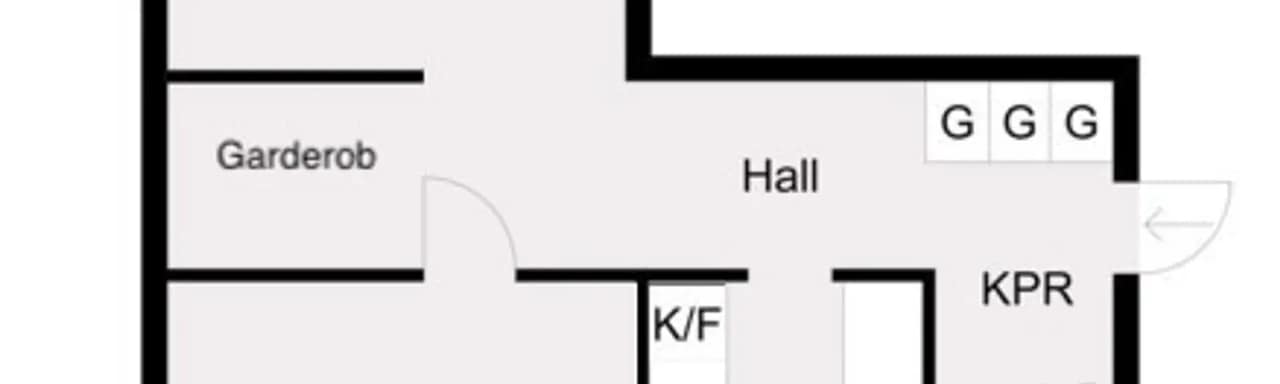 Planritning för Herrgårdsvägen 23