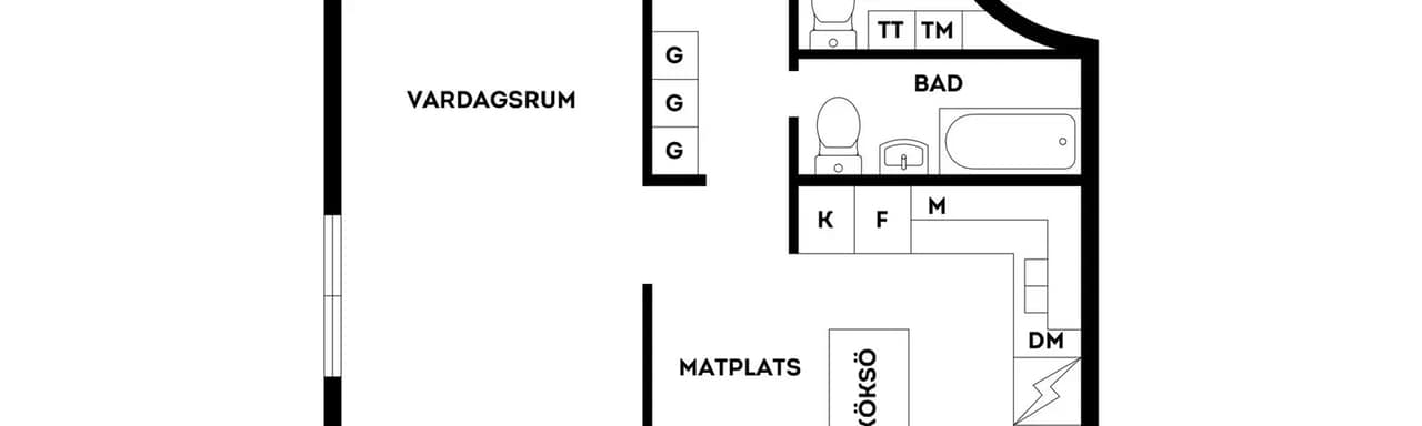 Floor plan for Sleipnervägen 35